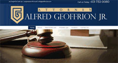 Desktop Screenshot of geoffrionlaw.com